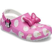 Crocs Chaussures ouvertes 'Minnie Mouse Cls' rose / blanc