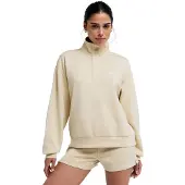 Roxy Rise & Vibe Sweet Full Zip Sweatshirt Beige L Femme
