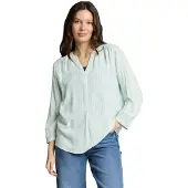 Tom Tailor 1050771 Long Sleeve Blouse Vert 36 Femme