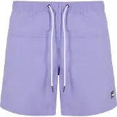 Urban Classics Shorts de bain lavande / noir / blanc