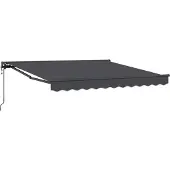 vidaXL Cadre d'auvent anthracite 350 x 250 cm