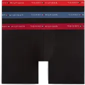 Tommy Hilfiger Boxers rouge / rouge foncé / noir / blanc