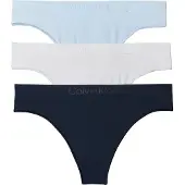 Calvin Klein Underwear String bleu marine / bleu pastel / blanc