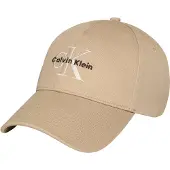 Calvin Klein Monologo Embroidery Baseball Cap Beige