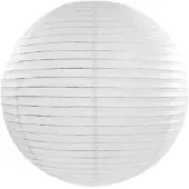 Party Deco Lanterne en papier, blanc, 45cm (1 pkt / 1 pc.) (1 pcs)