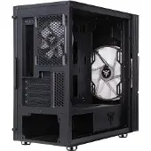 ITek Boitier Mini Tour Micro ATX Vortex RGB avec panneau vitré (Noir) (ITX, mATX), Boîtier PC, Noir