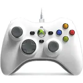 Hyperkin Xenon Cablegehnden White Xbox Controller Argenté