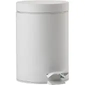 Zone Denmark Solo, 3 l, Rond, Acier, Gris clair, Pédale, 17 cm