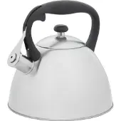 Resto Bouilloire sifflante - - 3L - Acier inoxydable - Induction - Argenté