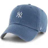 47 Brand Casquette 'NEYYAN BASE RUNNER' bleu denim / blanc