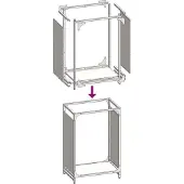 vidaXL Étagère à bois de chauffage vert olive 44x28x65 cm Acier laminé à froid