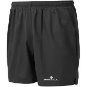 Ronhill Short de course Core 5" pour homme, performance et confort - Noir - L