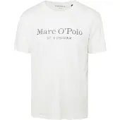 Marc O'Polo T-Shirt gris chiné / blanc