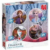 Jumbo Disney, La Reine des Neiges 2 - Set de 4 figurines, 20 pièces, Personnages de dessins animés, À partir de 3 ans