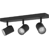Eglo Luminaires 3 spots Consuma 1 noir 40 x 13 cm