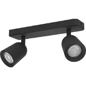 Eglo Luminaires 2 spots Camaldoli noir 30 x 12 cm