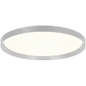 Steinhauer Éclairage de plafond moderne Flady Gris métal Ø30cm