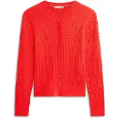 Tommy Hilfiger Cardigan rouge orangé