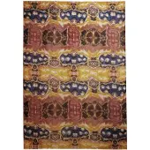 Desigual Écharpe beige / cognac / jaune / noir