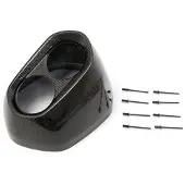 Akrapovic V-ec325 Carbon Muffler End Cap Argenté