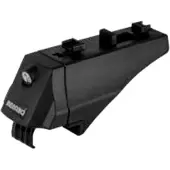 Menabo Alfa Pince Pour Barres De Toit De Voiture Avec Rails Intégrés/Relevés Argent Argent One Size