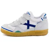 Munich Gresca Velcro In Indoor Football Shoes Blanc EU 28 Enfants