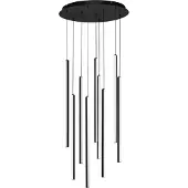 Lyora Suspension design Gratta noir Ø 50cm