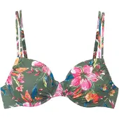LASCANA Hauts de bikini olive / orange / rose