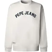 Pepe Jeans Sweat-shirt 'GIO' noir / blanc cassé