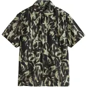 Next Chemise olive / vert foncé