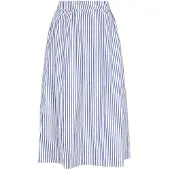 Usha Jupe bleu marine / blanc