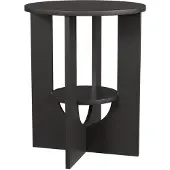 Vicco Table basse Vareo Noir 40x40cm, Model 57911