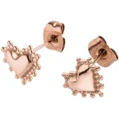 Purelei Boucles d'oreilles 'Delicate Heart' or rose