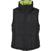 Urban Classics Gilet 'Reversible' vert / noir