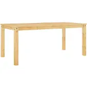 vidaXL Table de salle à manger Panama 180x90x75 cm pin massif