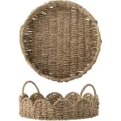 Bloomingville - Brea Serviertablett - Natur - Seegras