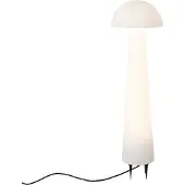 QAZQA Lampadaire d'extérieur blanc 80 cm avec LED IP44 - Fungi