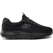 SKECHERS Slip on 'Summits' gris / noir