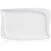 Verso Plat rectangulaire en porcelaine pour entrées et desserts