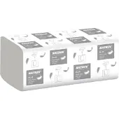Katrin Essuie-mains en papier 35311 PLUS pliage en zigzag 2 plis 4.000 serviettes, Essuie-tout, Blanc