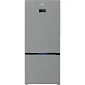 Beko B7RCNE595ZXPW frigo combine Pose libre 551 L D Acier inoxydable