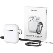 KEYBUDZ Elevate (Manchon pour casque d'écoute), Étui pour écouteurs + casque, Blanc