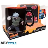 Sonstige Verlage NARUTO SHIPPUDEN Set Cadeau Mug Changeant + Sous-verre Akatsuki