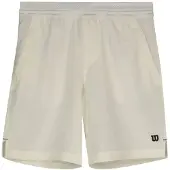 Wilson Pantalon court Team, entrejambe 5 pouces, couleur beige, taille enfant L, couleur beige