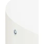 vidaXL Anneau pour plantes blanc 40 x 40 x 20 cm Acier laminé à froid
