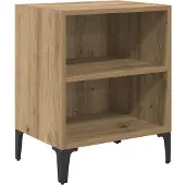 vidaXL Cabinet de chevet chêne artisanal 40 x 30 x 50 cm