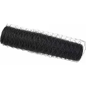 vidaXL Clôture hexagonale grise 0,5 x 50 m en PVC