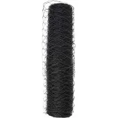 vidaXL Clôture hexagonale grise 0,8 x 50 m en PVC