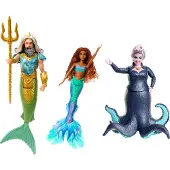 Mattel La petite sirène set de poupées de fées