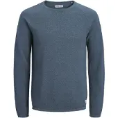 Jack & Jones Pull-over 'JJEHill' bleu-gris